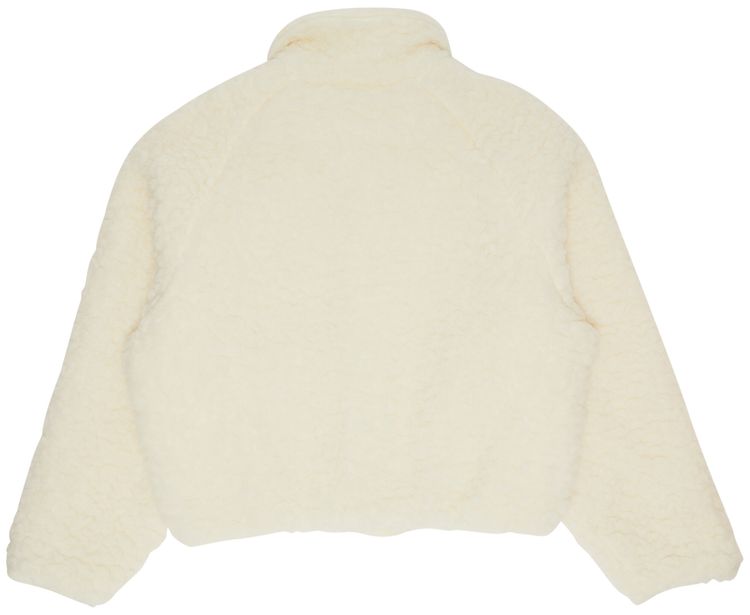 ERL Fleece Wool Bomber Jacket Oatmeal