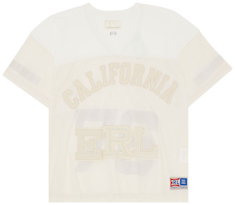 ERL 76 Football Jersey Off White