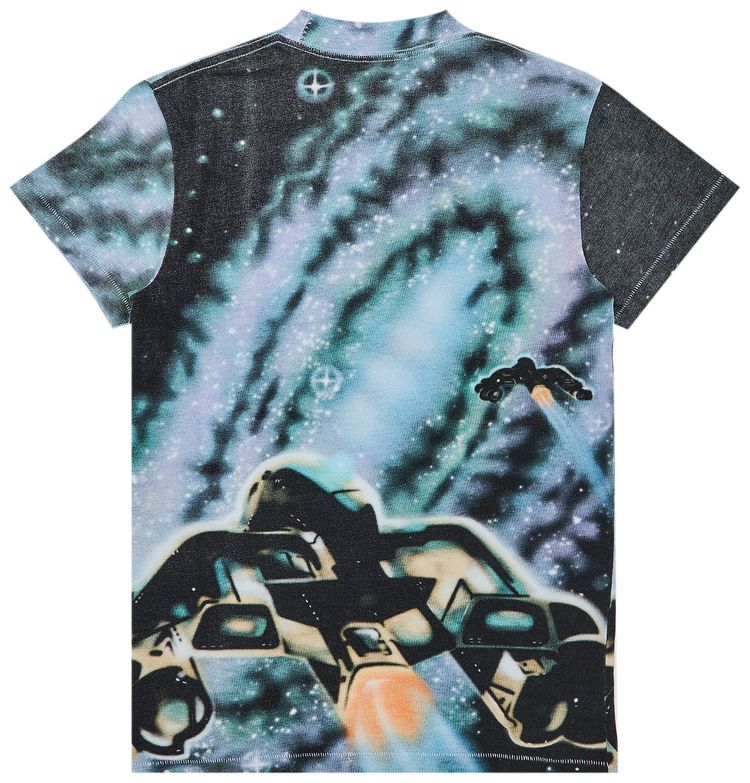 ERL Space Knit Tee Space Print