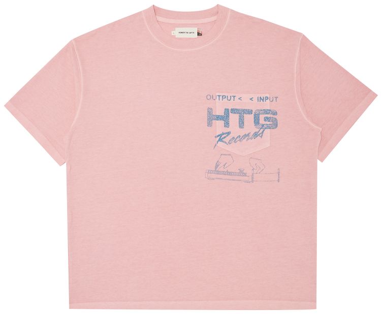 Honor The Gift HTG Records Tee Pink