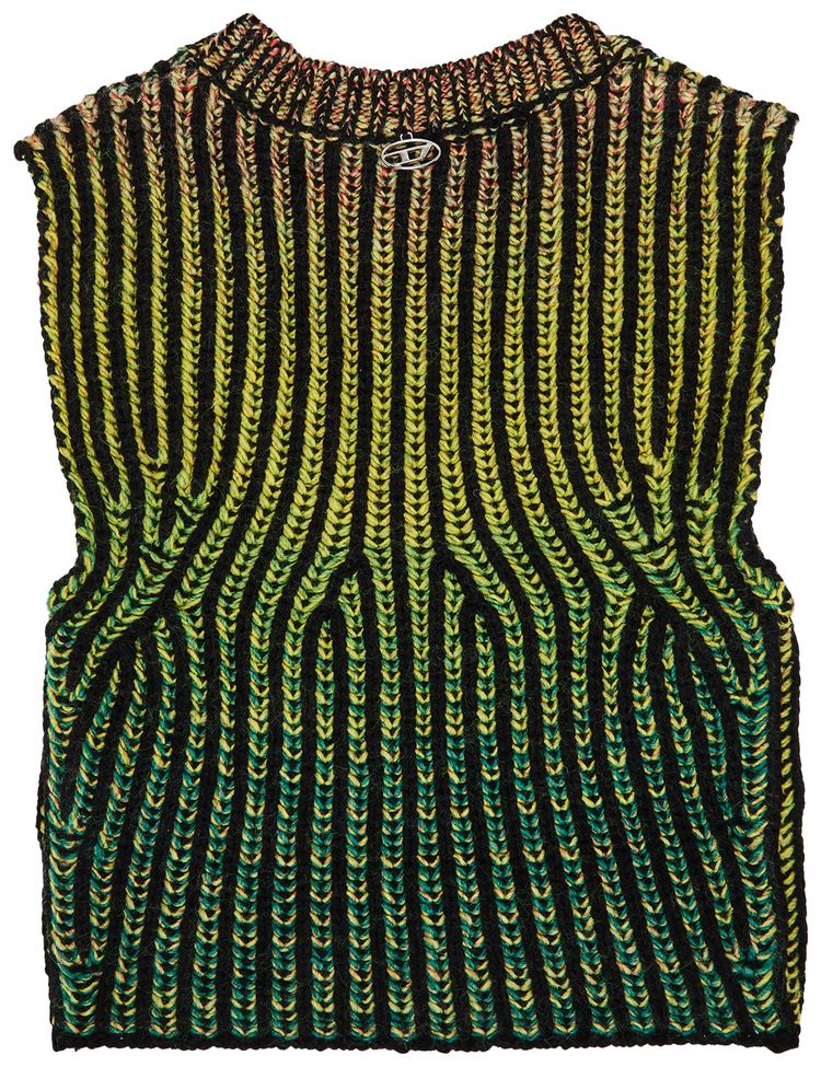 Diesel M Orkidea Knitted Top Bottle Green