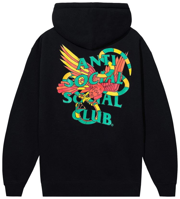 Anti Social Social Club Grappling Hoodie Black