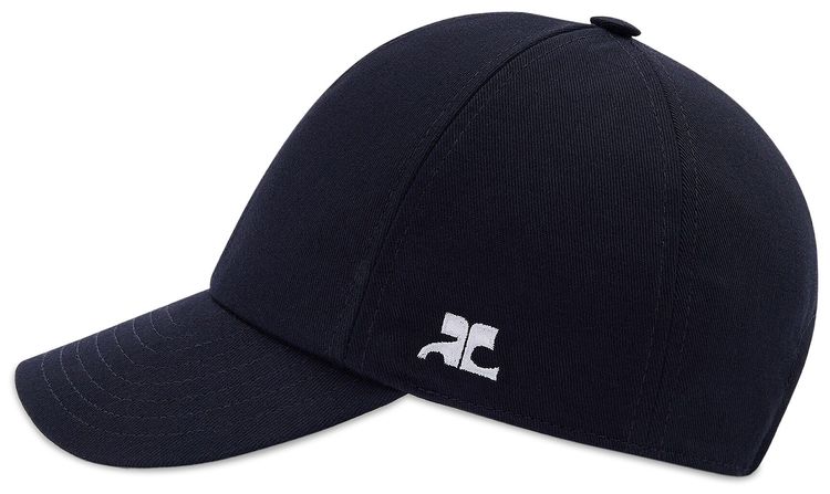 Courreges Cap Signature Black