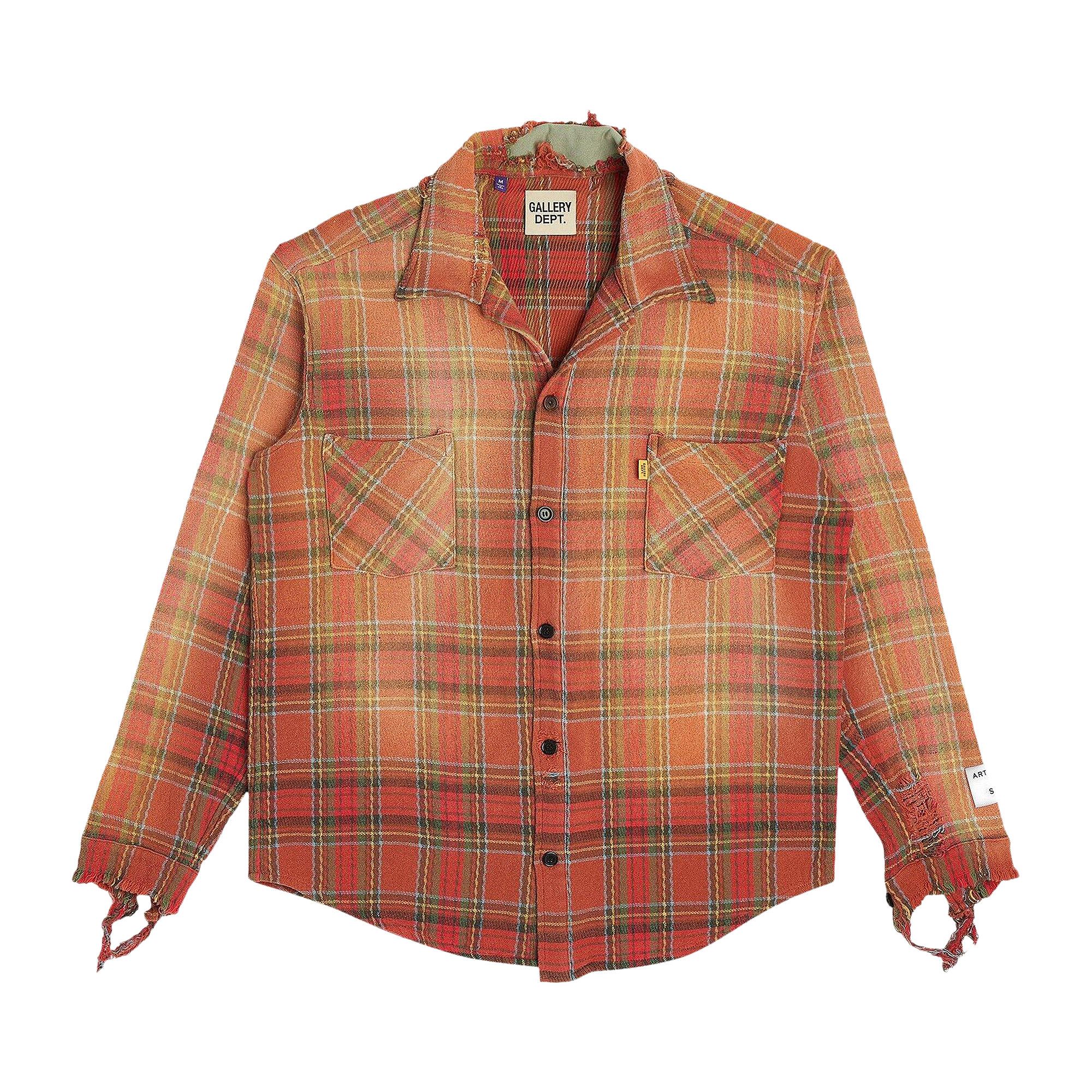 Buy Gallery Dept. Marley Flannel Long-Sleeve Shirt 'Red/Black