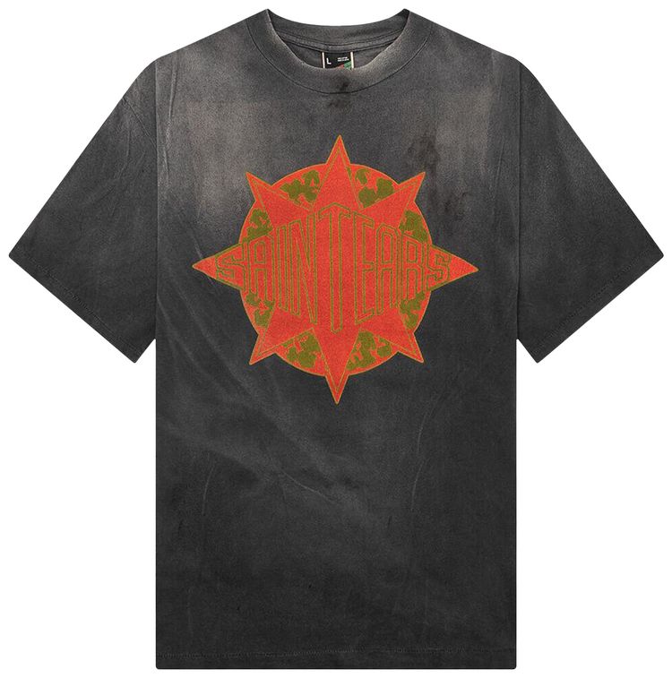 SAINT Mxxxxxx x Denim Tears Saint Tears Tee Black