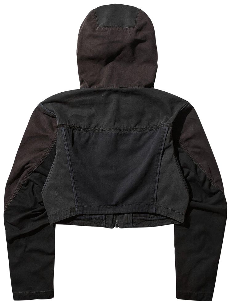 Hyein Seo Patchwork Crop Jacket Stone
