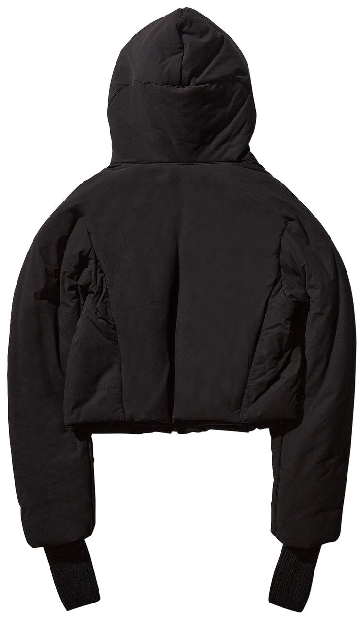 Hyein Seo Padded Crop Jacket With Gloves Black