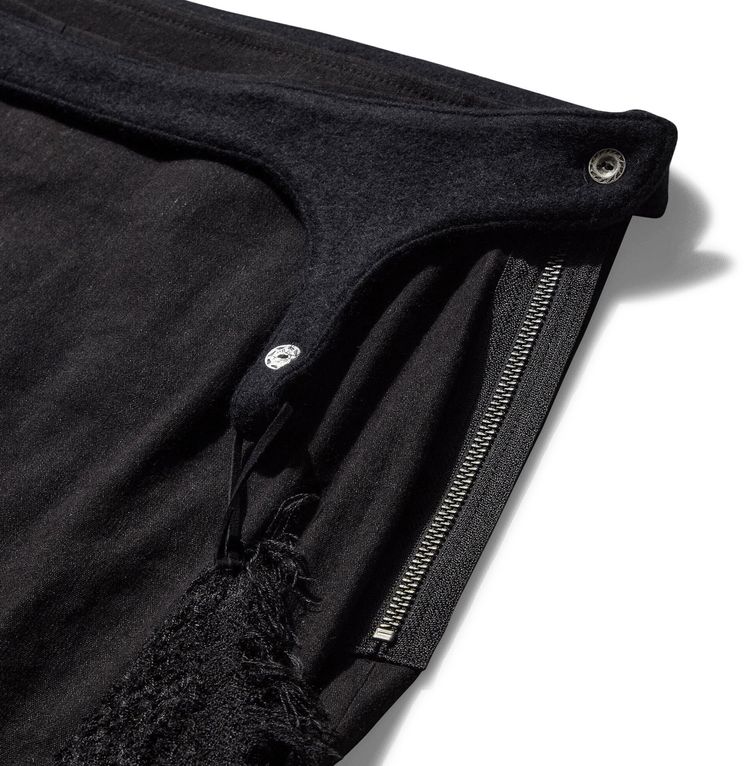 Hyein Seo Fringed Skirt Black