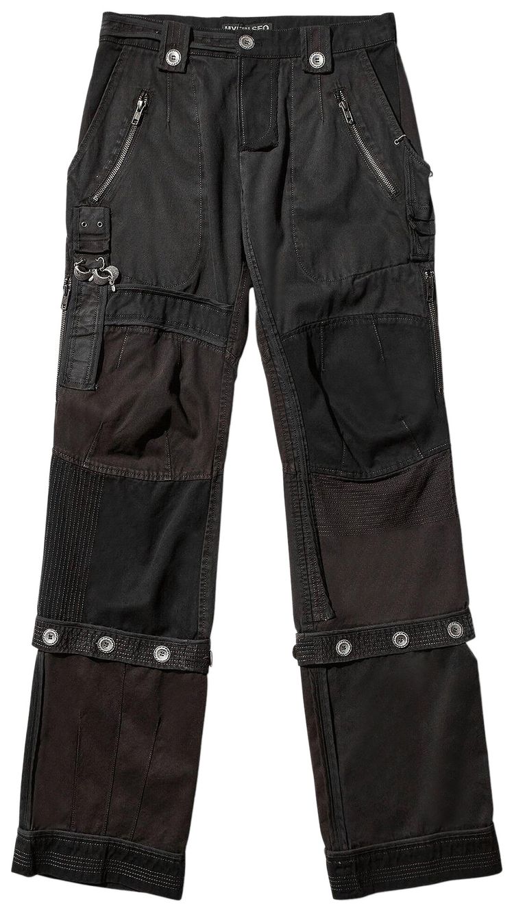 Hyein Seo Convertible Patchwork Pants Stone