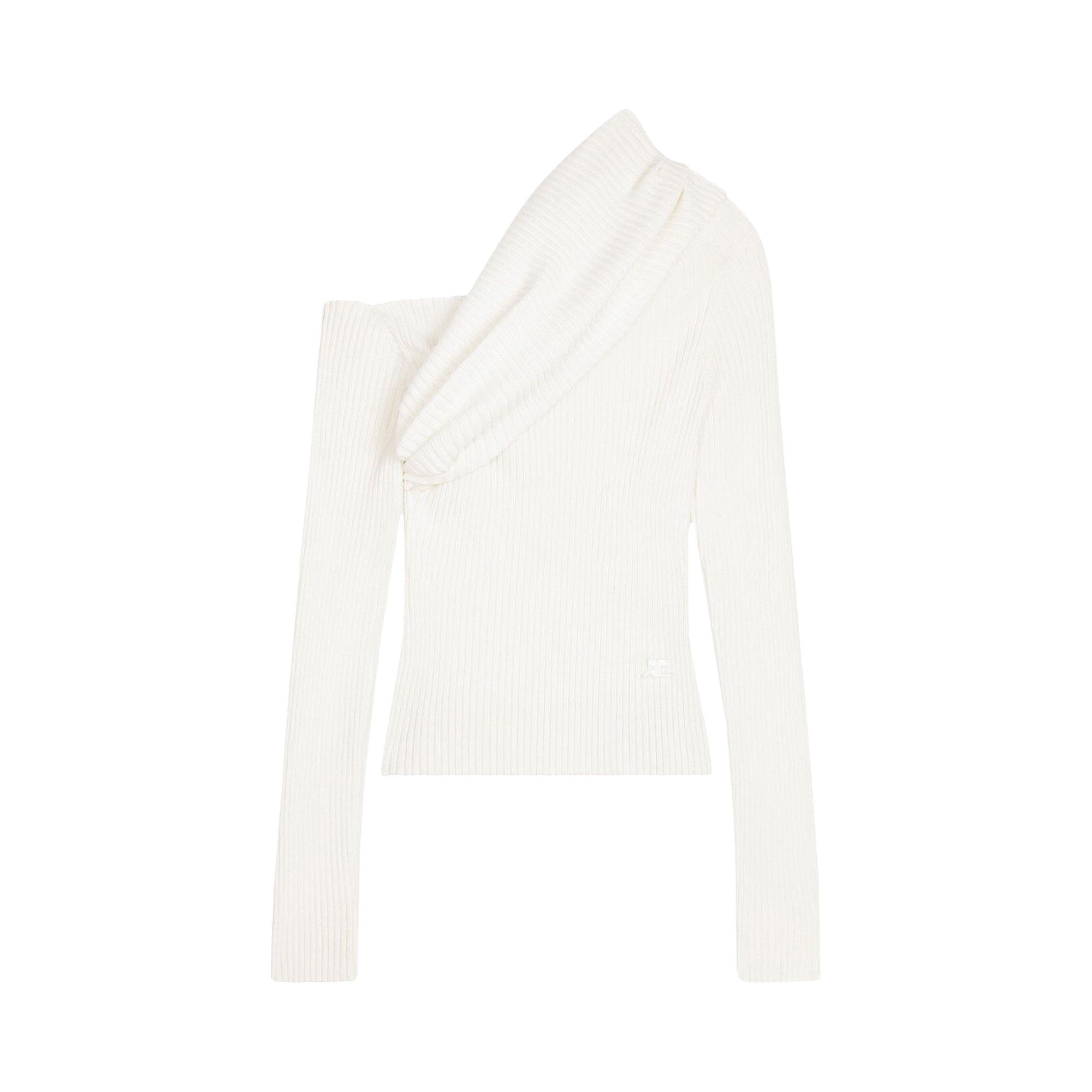 ★Courreges★ Signature Pointy Lip Knit Heritage White VESMT MUSINSA | COURREGES Signature Pointy Lip Knit - Heritage