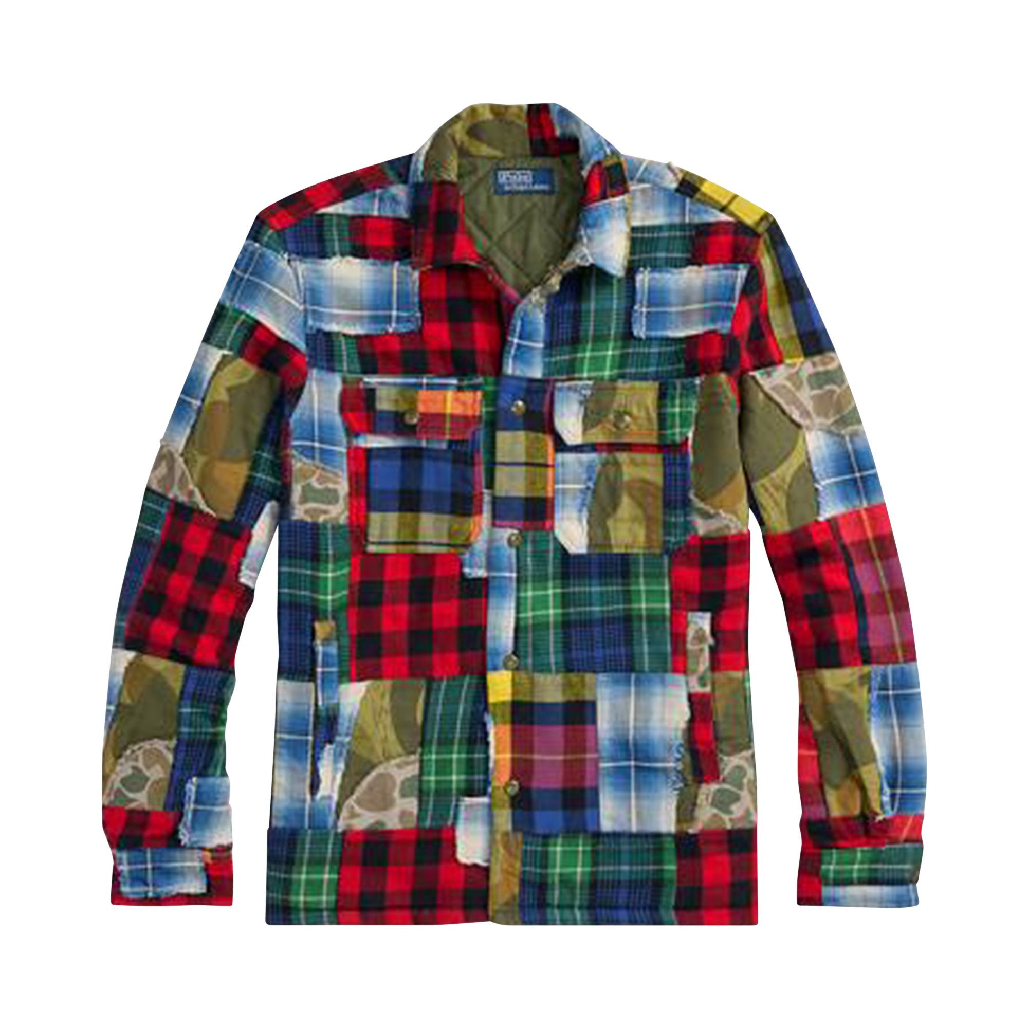 Ralph lauren patchwork flannel top