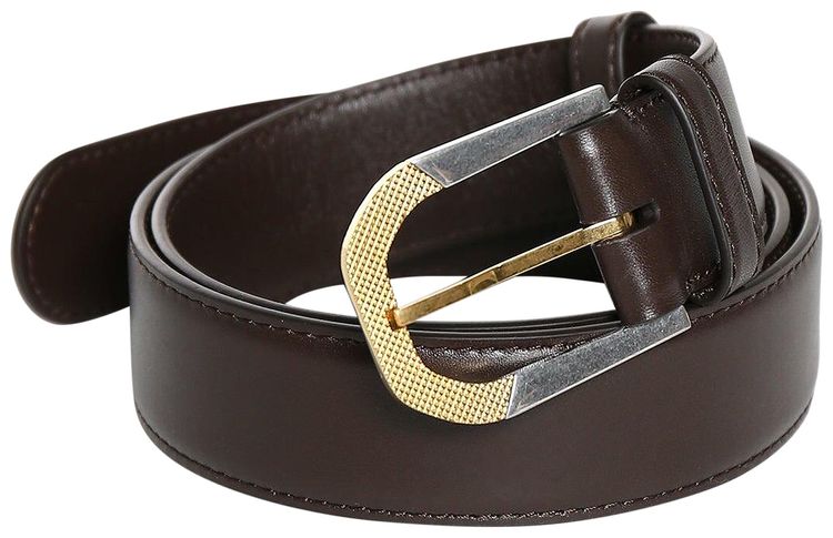 The Row Art Deco Belt Brown