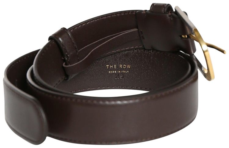 The Row Art Deco Belt Brown
