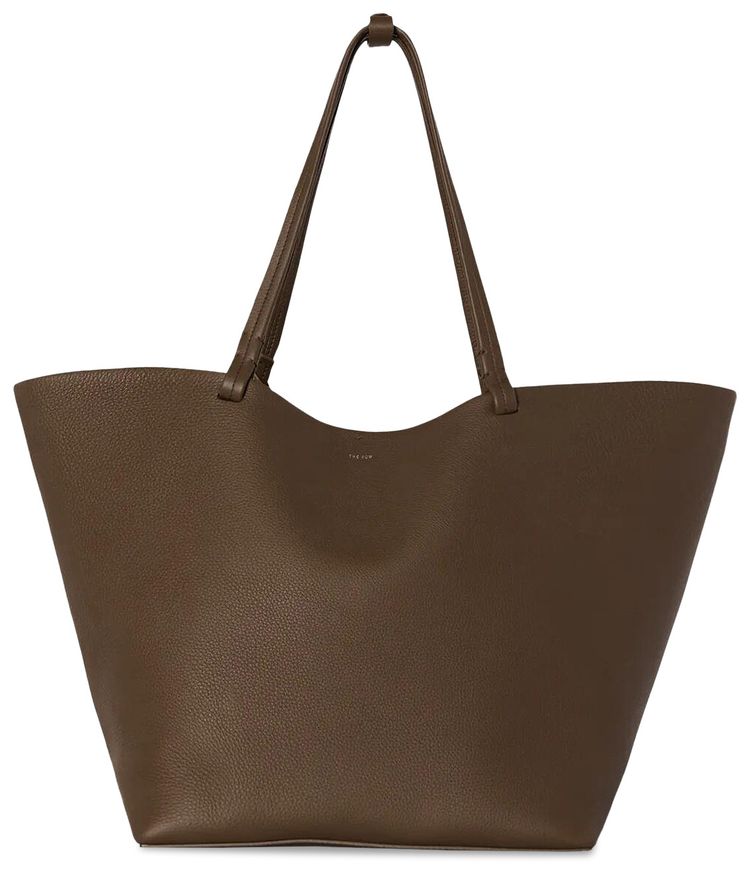 The Row Park Tote Three Bag Dark Olive