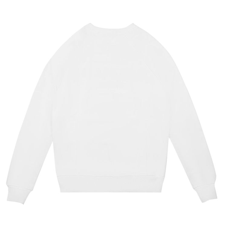 Balmain Logo Print Crewneck Sweatshirt WhiteBlack