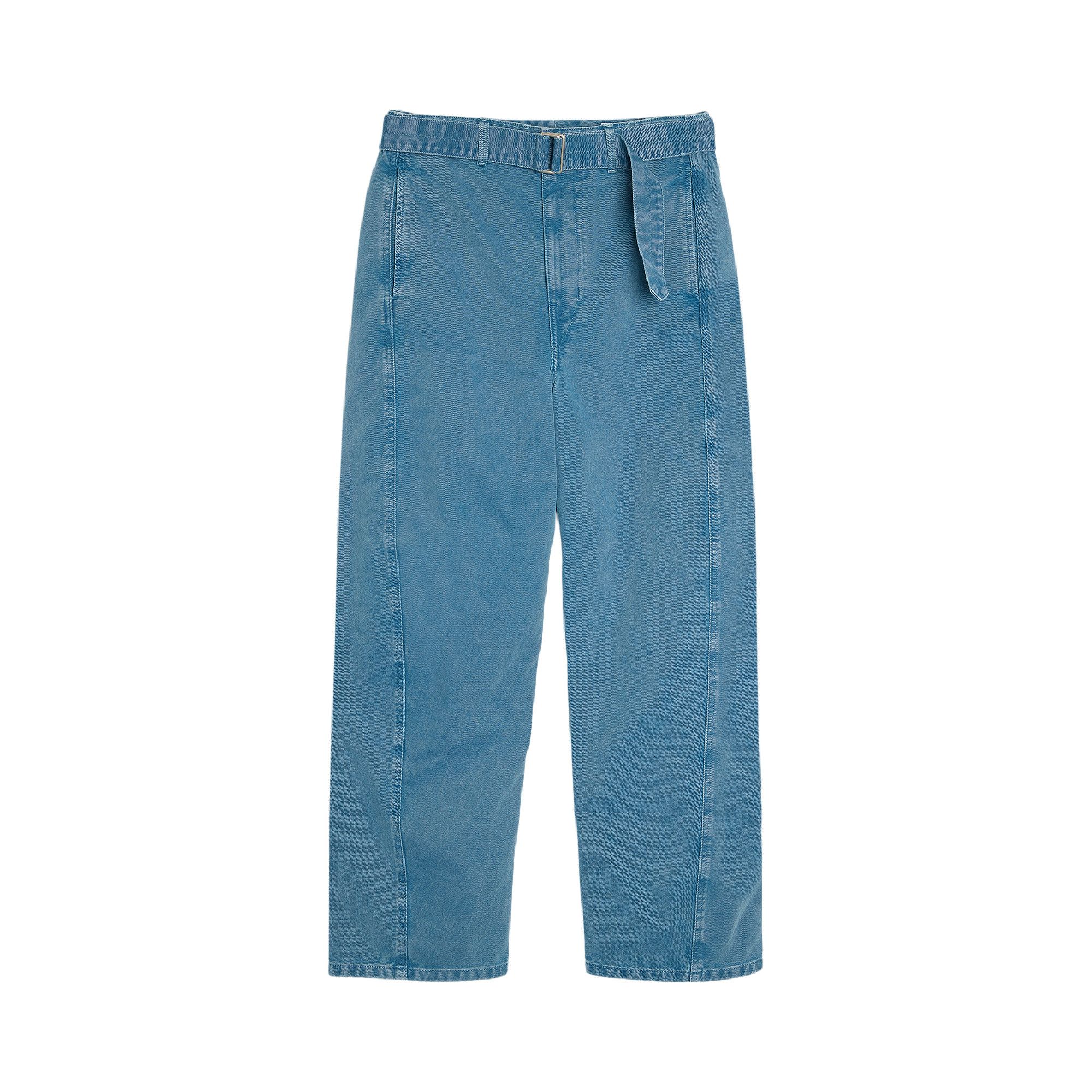 Buy Lemaire Twisted Belted Pants 'Light Blue' - PA326 LD1007 BL765