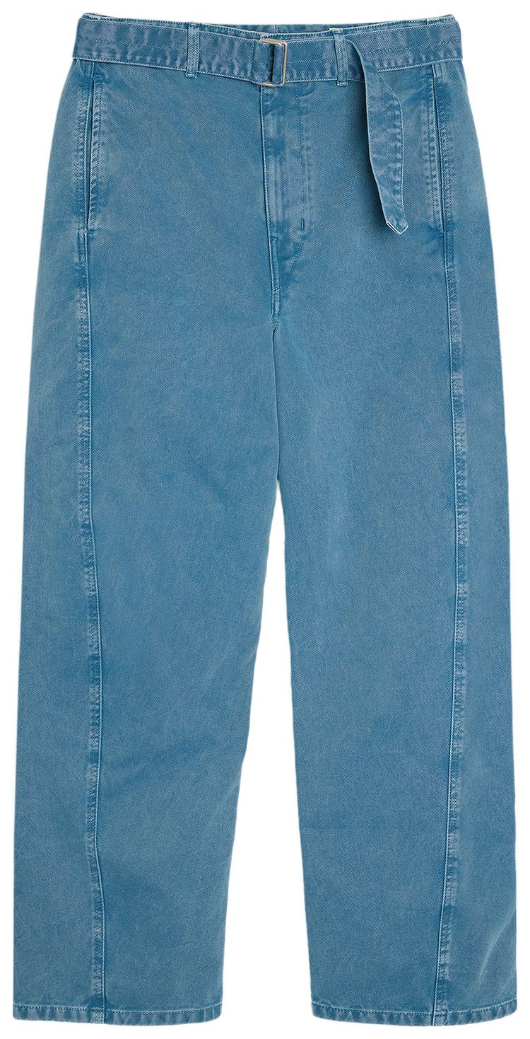 Lemaire Twisted Belted Pants Light Blue