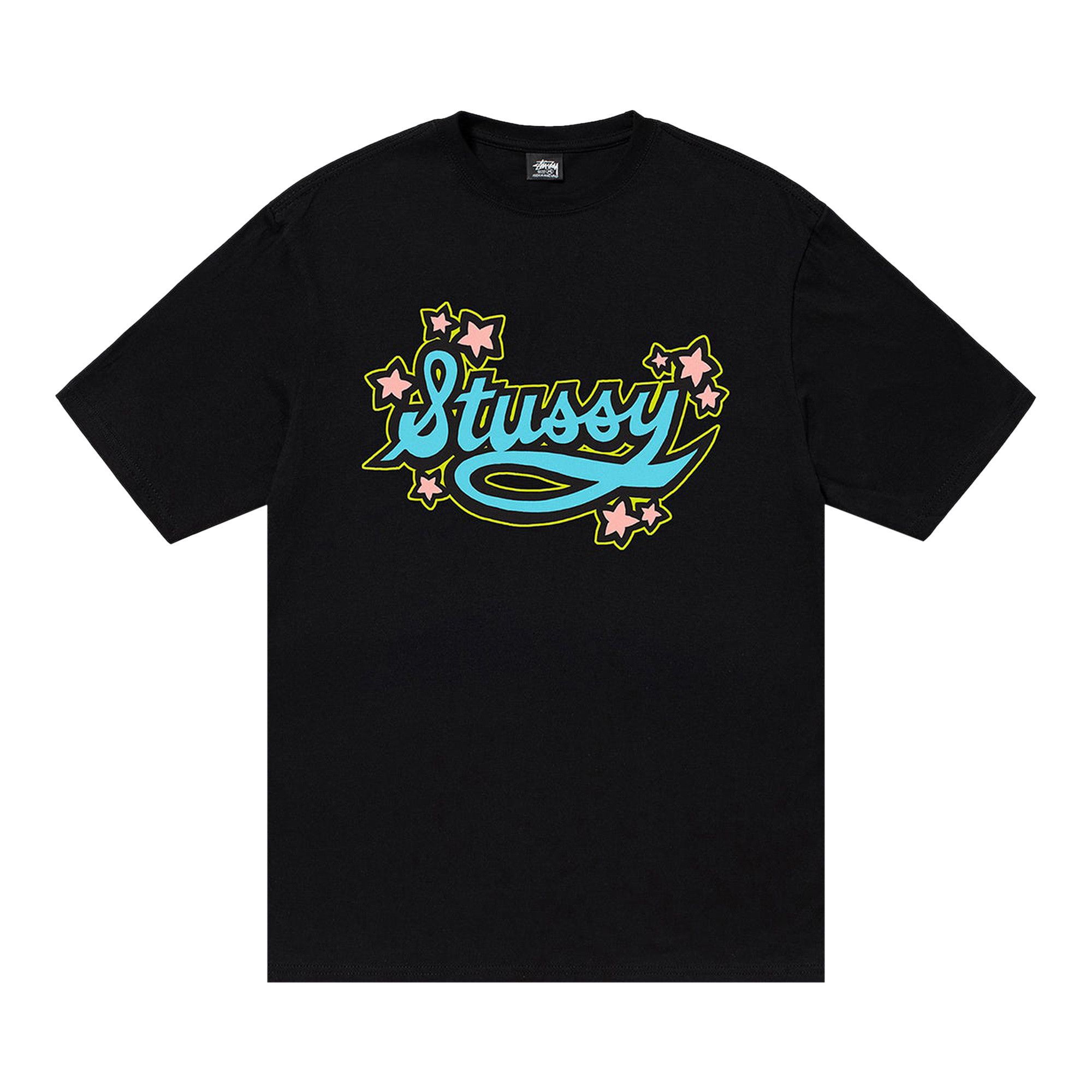 ★人気★【STUSSY】★STAR SCRIPT TE.E★Tシャツ★BLACK★ Buy Stussy Star Script Tee 'Black' - 1904967 BLAC | GOAT