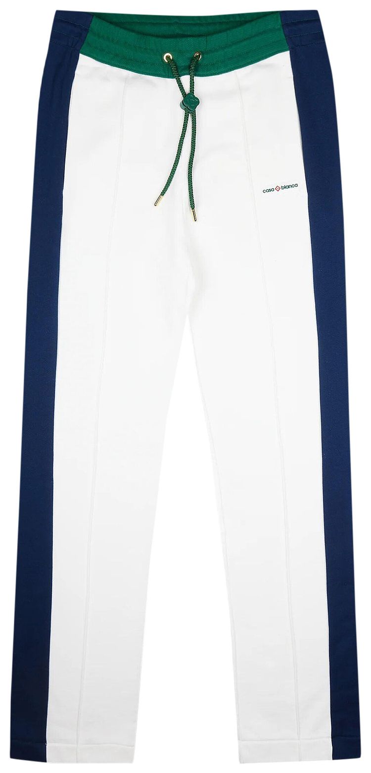 Casablanca Colorblock Pintuck Jogger GreenNavyWhite