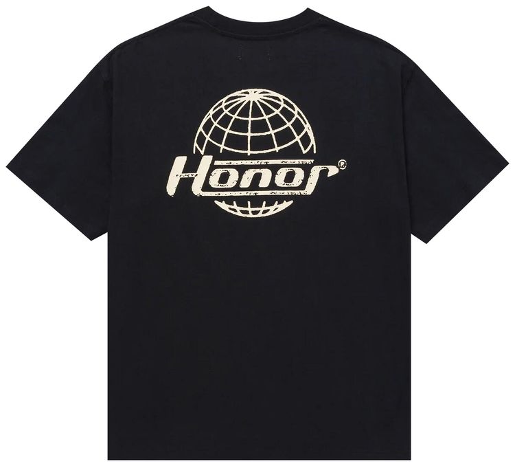 Honor The Gift Honor Globe Logo Tee Black