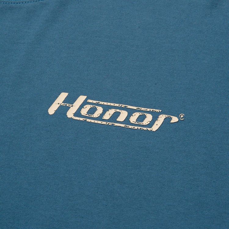 Honor The Gift Honor Globe Logo Tee Blue