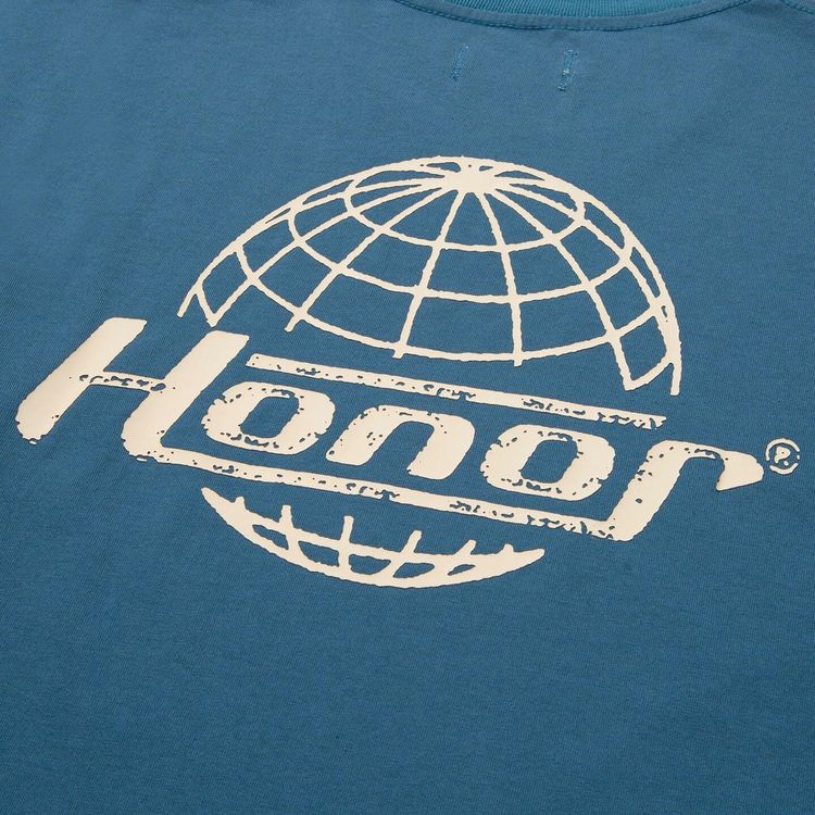 Honor The Gift Honor Globe Logo Tee Blue