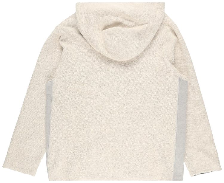 Les Tien Raw Zip Hoodies Heather Grey