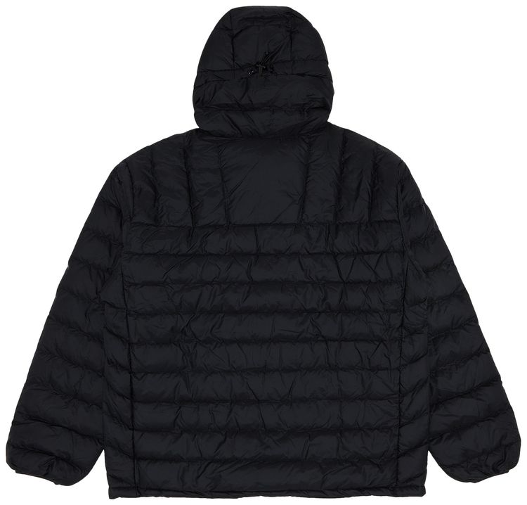 Supreme Micro Down Half Zip Hooded Pullover Black