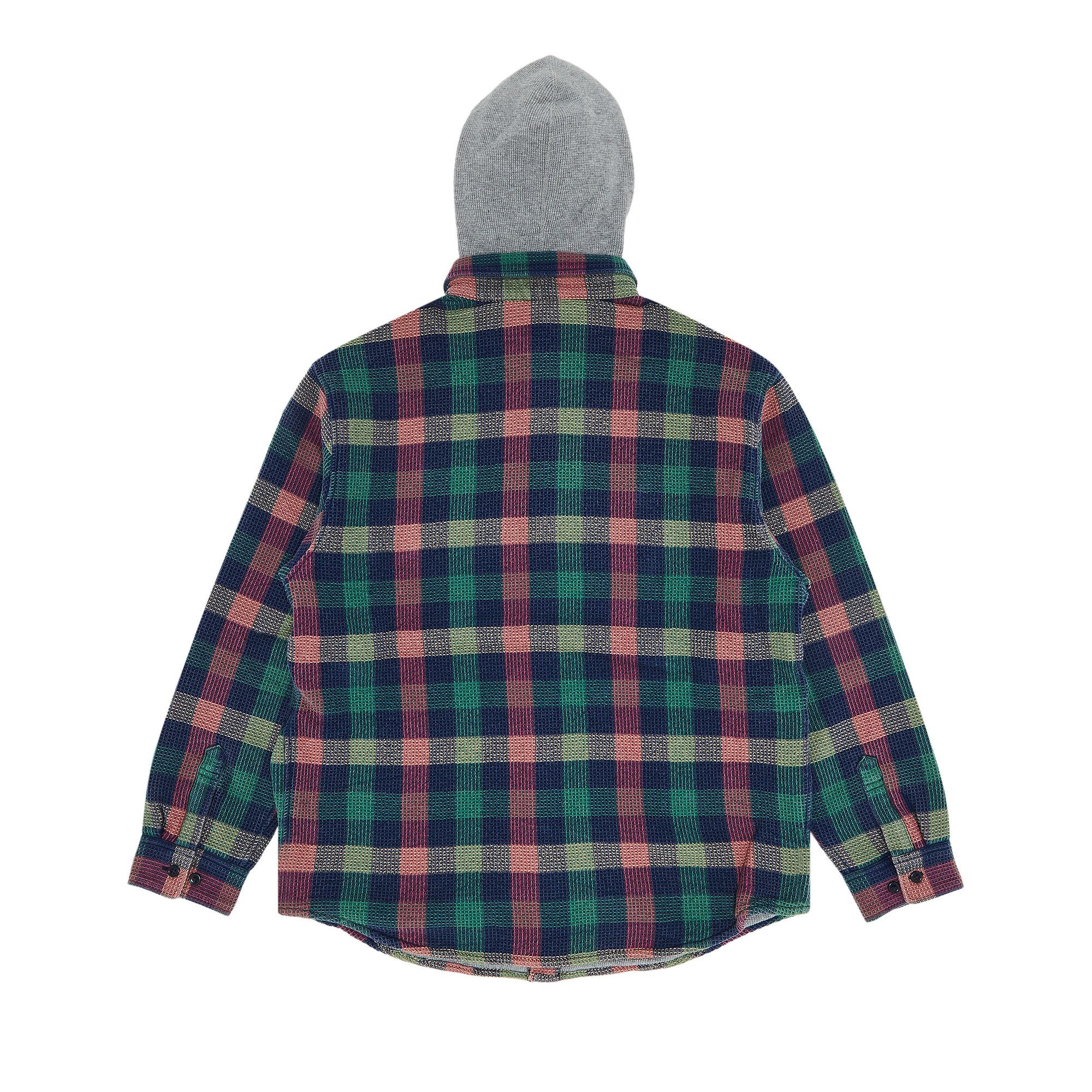 Buy Supreme Waffle Plaid Hooded Shirt 'Multicolor' - FW24S6 MULTICOLOR |  GOAT