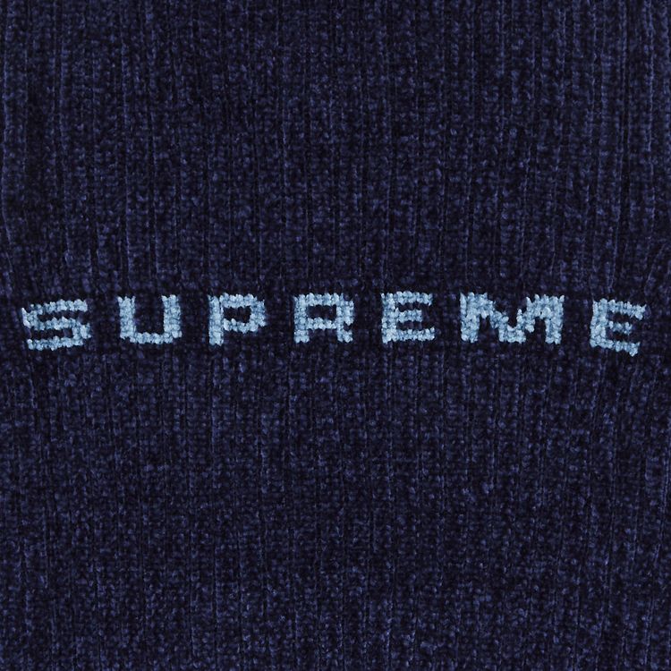 Supreme Chenille Sweater Vest Navy