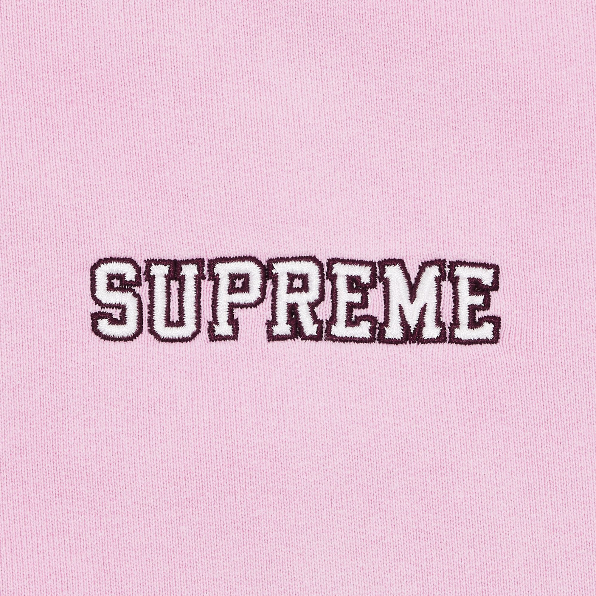 Buy Supreme State Zip Up Hooded Sweatshirt 'Pink' - FW24SW49