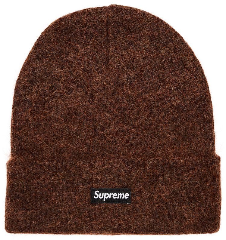 Supreme Mohair Beanie Dark Brown