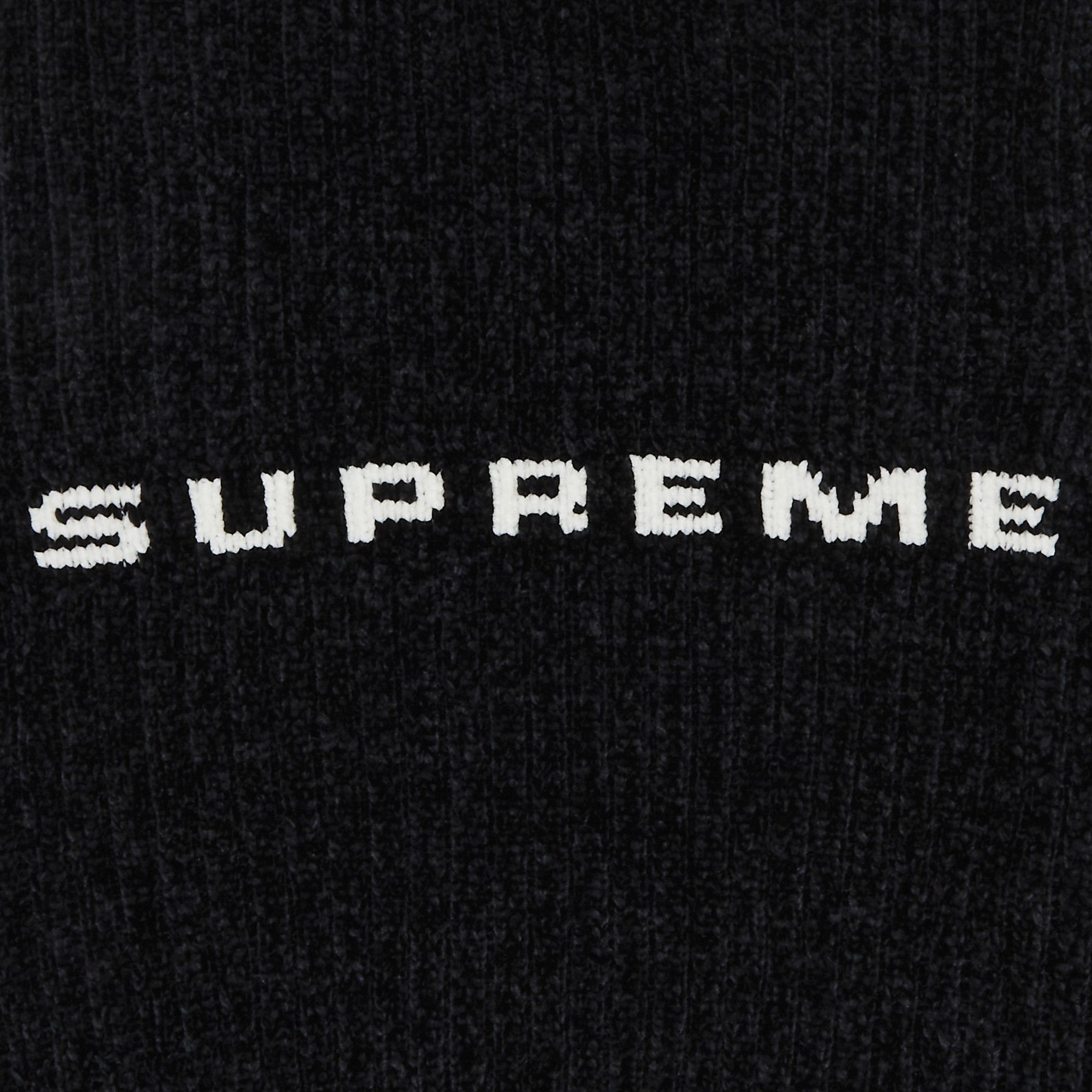 Buy Supreme Chenille Sweater Vest 'Black' - FW24SK44 BLACK