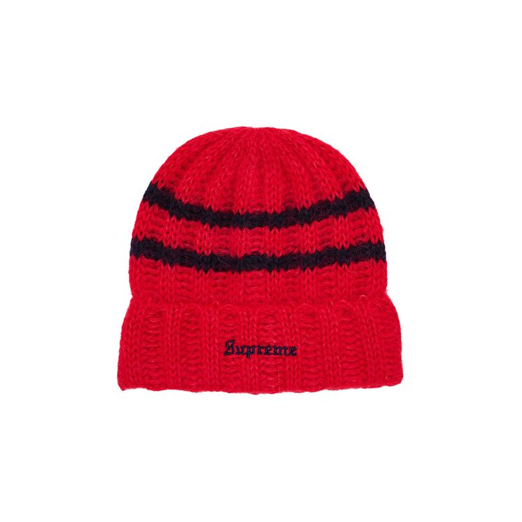 Buy Supreme Brushed Stripe Beanie 