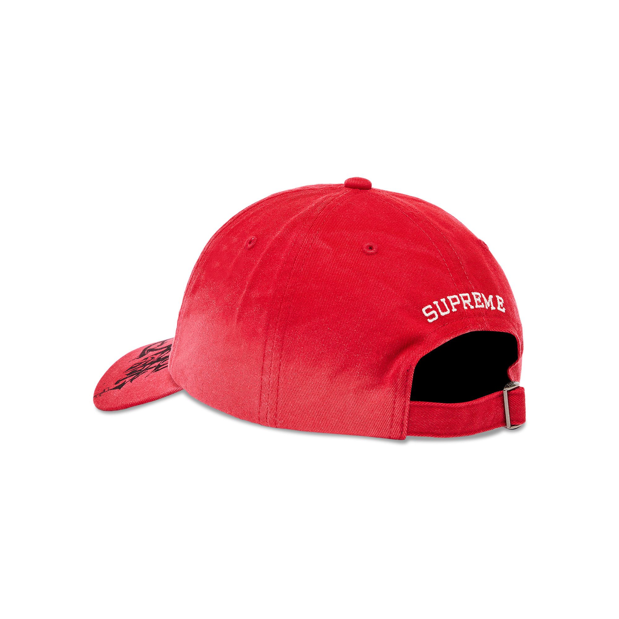 帽子 Supreme Liberty 6-Panel \"Red Supreme Liberty 6-Panel (FW24) - $48