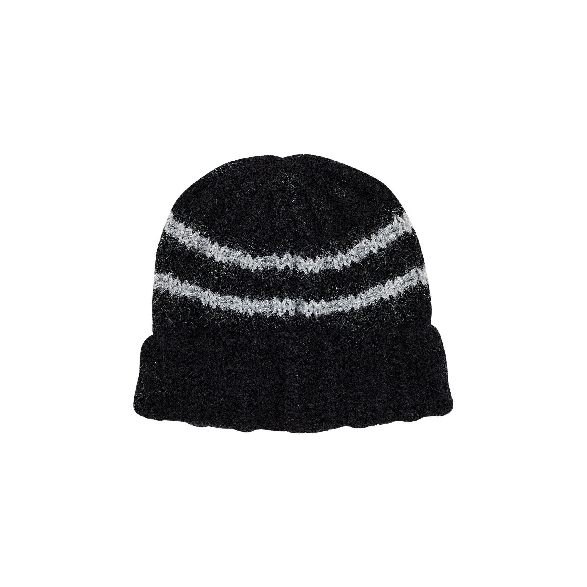 Buy Supreme Brushed Stripe Beanie 'Black' - FW24BN18 BLACK