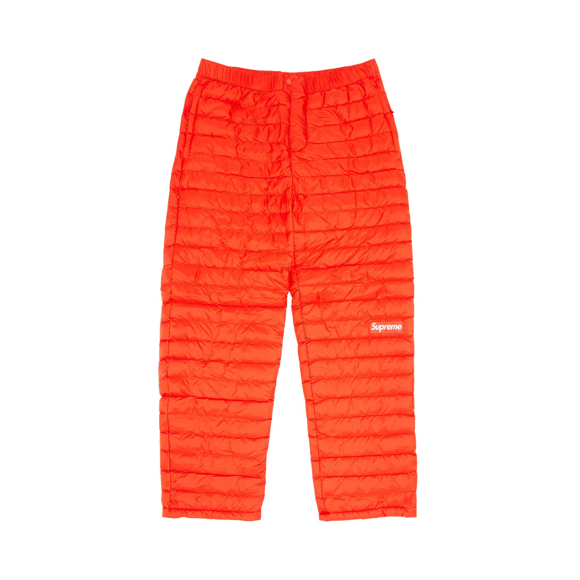 Size l Supreme Micro Down Pant Dark Orange