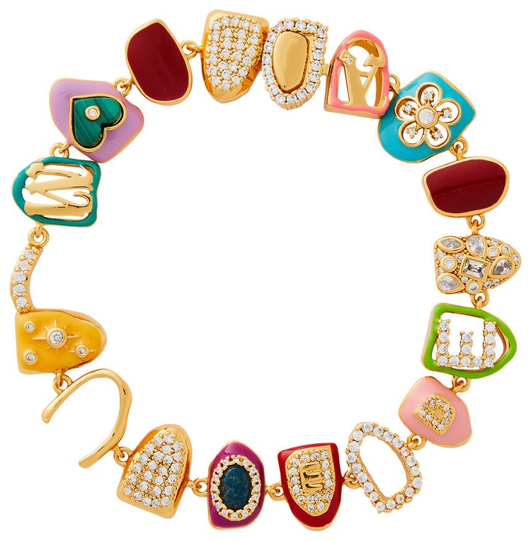 Medea Erin Tayor Bracelet With Enamel Multicolor