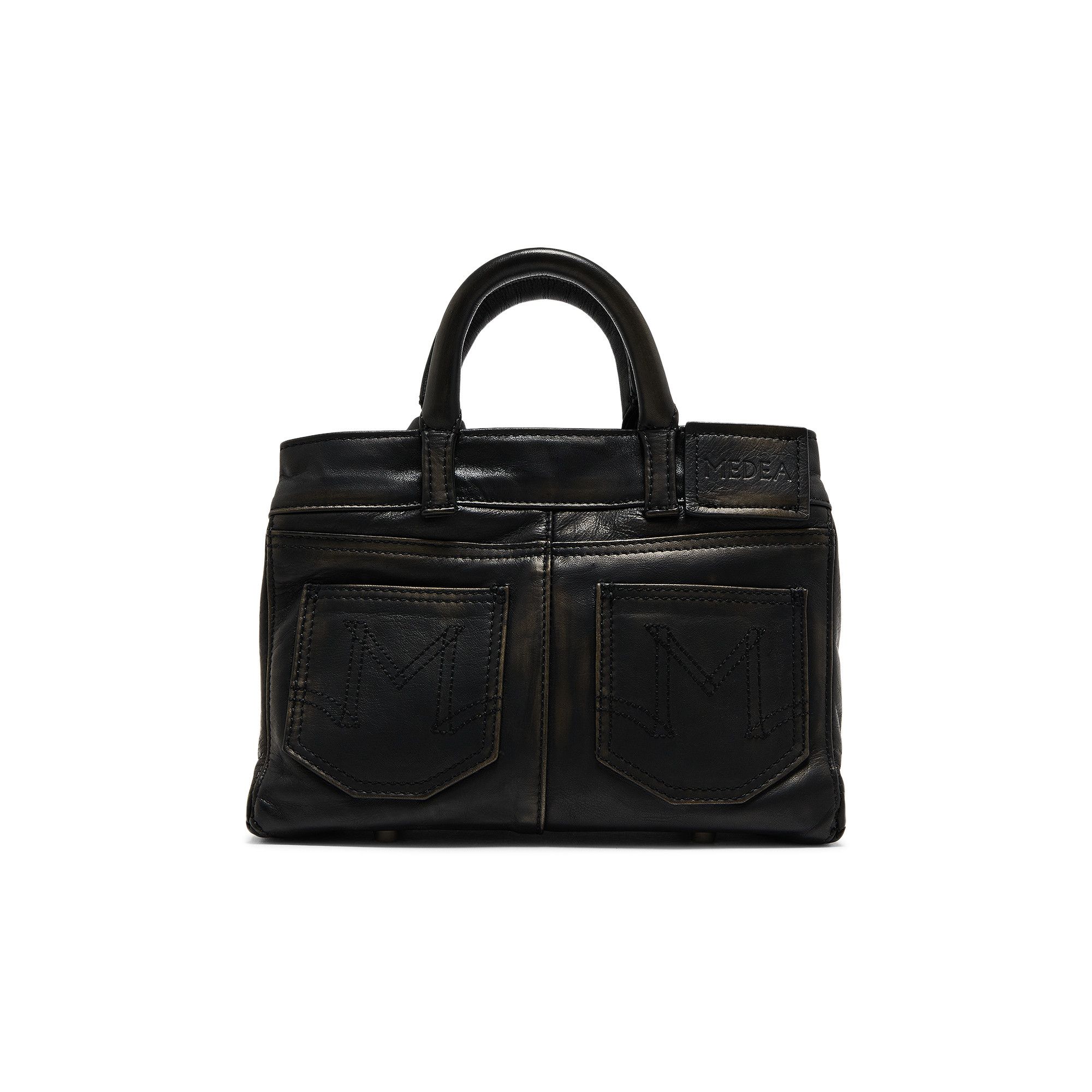 Buy Medea Mini Nina Bag 'Dark Brown' - 24WMEBO001 DARK | GOAT