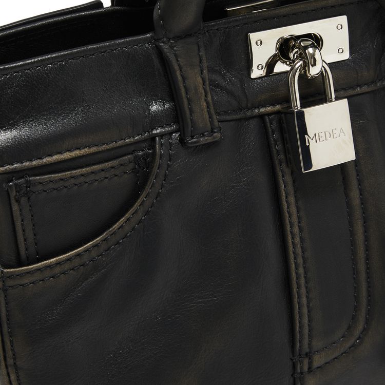 Buy Medea Mini Nina Bag 'Dark Brown' 24WMEBO001 DARK GOAT