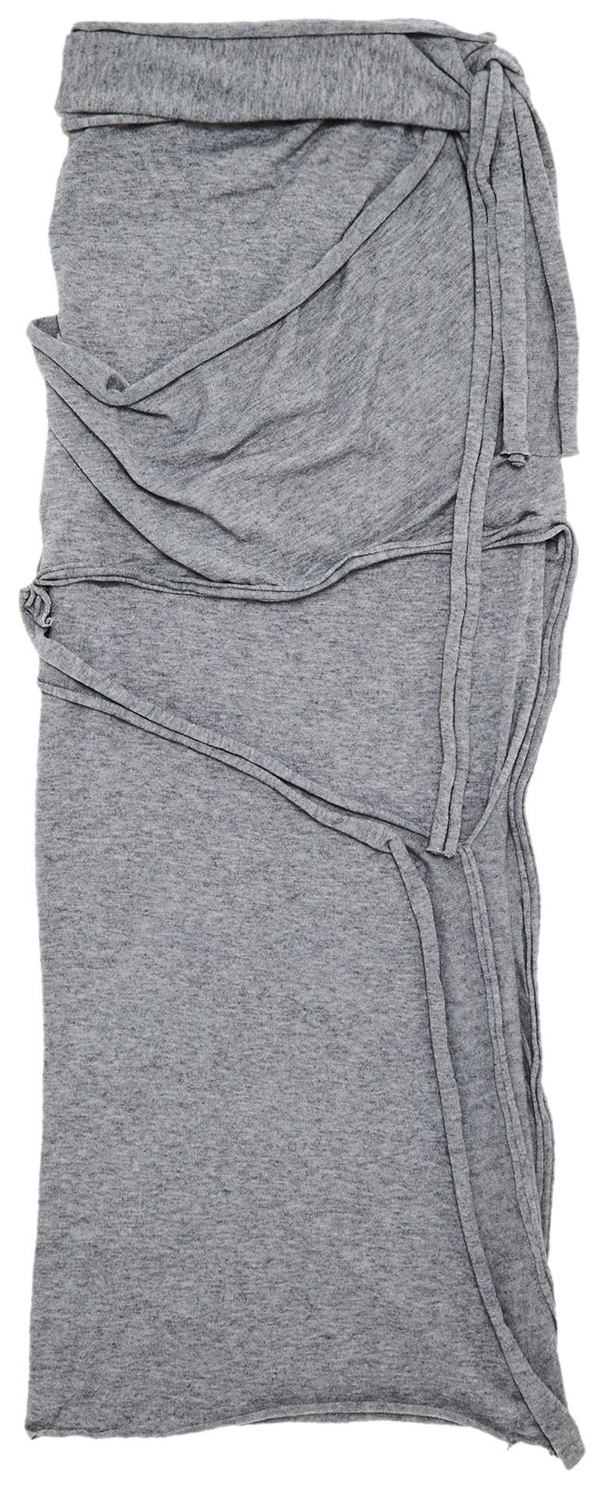 Ottolinger Drape Strap Knit Skirt Grey