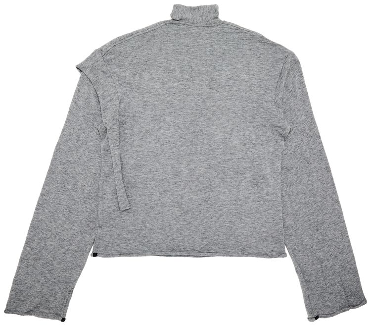 Ottolinger Strap Knit Loose Long Sleeve Grey