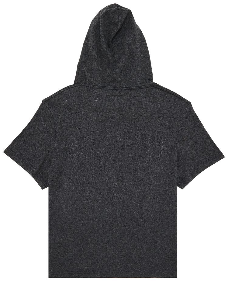 Courreges Hooded T Shirt Dark Heather Grey