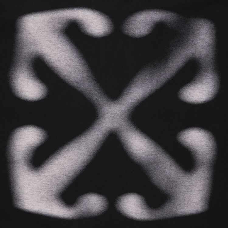 Off White Vanish Arrow Over Short Sleeve Tee BlackChalk