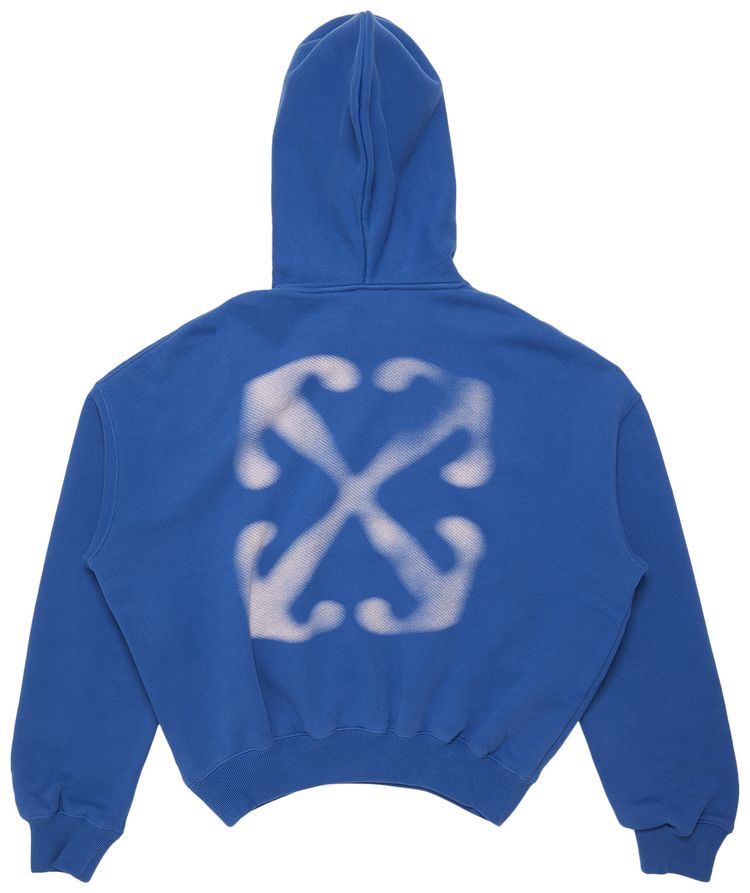 Off White Vanish Arrow Over Hoodie True BlueChalk