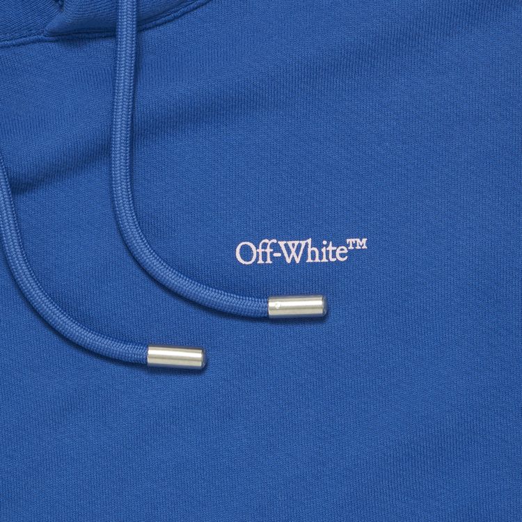 Off White Vanish Arrow Over Hoodie True BlueChalk