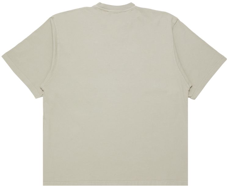 Ottolinger Oversized Puffy Logo T Shirt Sand Pebble