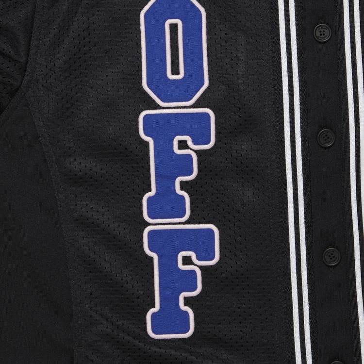 Off White Baseball Shirt BlackTrue Blue