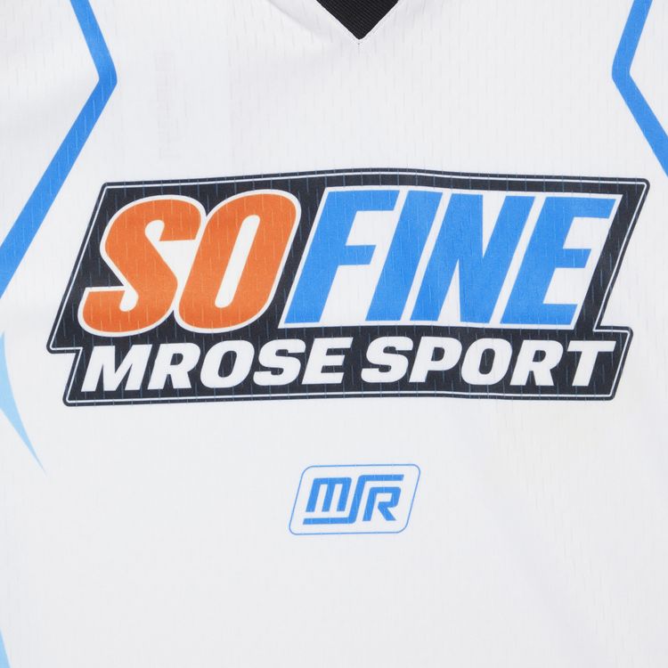 Martine Rose Motorcross Jersey White