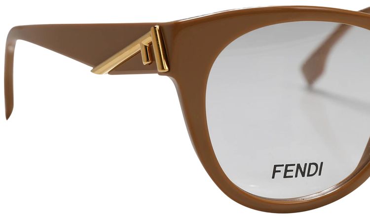 Fendi First Acetate Frame Sunglasses Light Brown